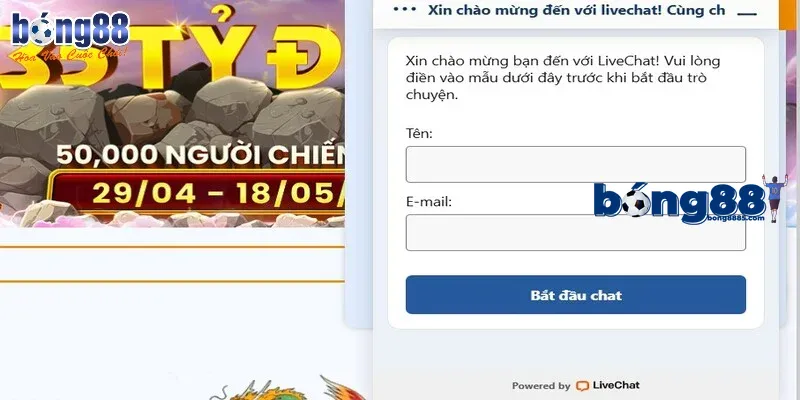 Cửa sổ chatbox trực tuyến