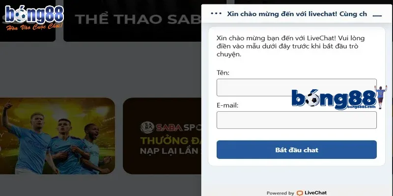 Liên hệ CSKH để nhận thông tin ưu đãi mới nhất tại BONG88