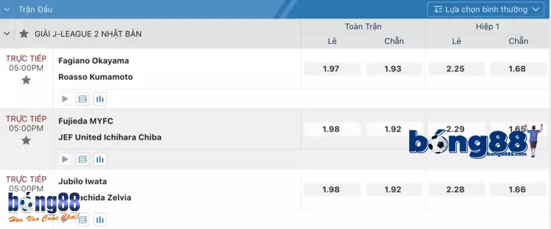 Tìm hiểu kèo chẵn lẻ tại BONG88