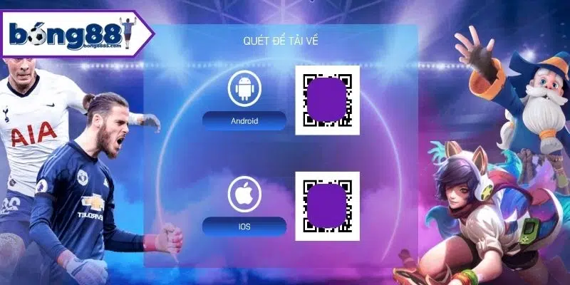 Quét mã QR để tải app Bong88 về điện thoại